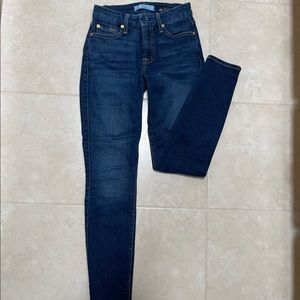 7 For All Mankind Skinny Jeans, size 24, blue